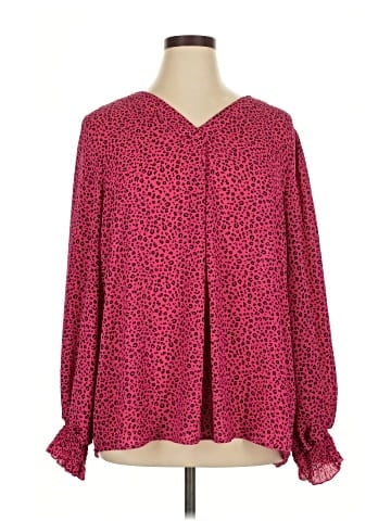 Haptics Long Sleeve Blouse (view 1)
