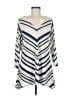 Nurture Stripes Ivory Casual Dress Size M - photo 1