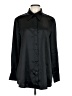 H&M 100% Polyester Black Long Sleeve Blouse Size L - photo 1