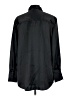 H&M 100% Polyester Black Long Sleeve Blouse Size L - photo 2