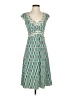 Max Studio Print Teal Cocktail Dress Size XS - photo 1