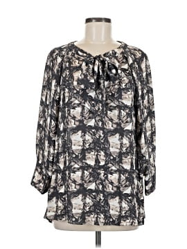 Bcbgmaxazria 3/4 Sleeve Silk Top