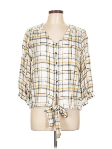 Maurices 3/4 Sleeve Blouse (view 1)