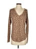Abercrombie & Fitch Animal Print Brown Pullover Sweater Size S - photo 1