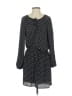 Express 100% Polyester Polka Dots Black Casual Dress Size S (petite) - photo 1