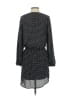 Express 100% Polyester Polka Dots Black Casual Dress Size S (petite) - photo 2