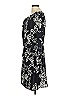Assorted Brands Print Black Blue Casual Dress Size M (estimated) - photo 5