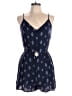 Eyeshadow 100% Rayon Argyle Blue Casual Dress Size L - photo 1