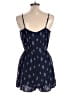 Eyeshadow 100% Rayon Argyle Blue Casual Dress Size L - photo 2