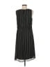 Christopher & Banks 100% Polyester Stripes Black Casual Dress Size M - photo 2