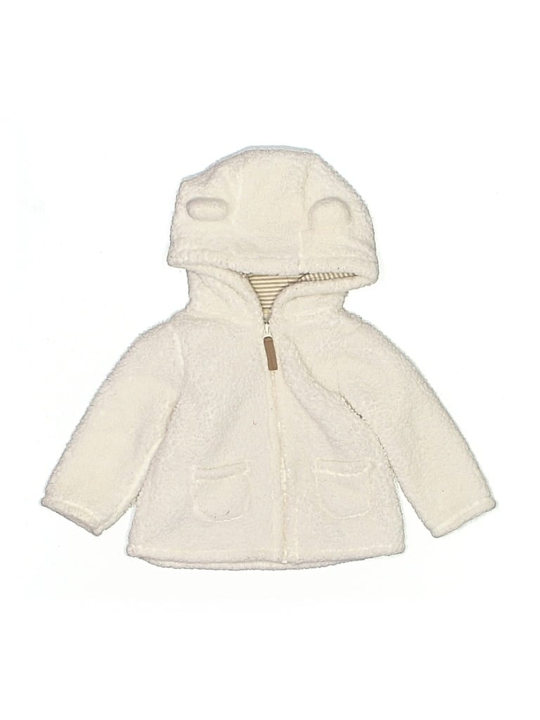 Pre-owned Carter's Babies' Coat In White