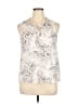 Caslon Silver Sleeveless Blouse Size XL - photo 1