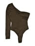 JLUXLABEL Brown Bodysuit Size S - photo 1