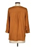 Gap Outlet 100% Polyester Brown 3/4 Sleeve Blouse Size S - photo 2