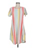 Bobbie Brooks Stripes Gray Casual Dress Size M - photo 1