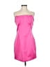 Elliatt Solid Pink Cocktail Dress Size M - photo 1