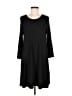 Kenar Solid Black Casual Dress Size L - photo 1