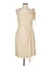 David's Bridal 100% Polyester Tan Cocktail Dress Size 10 - photo 1