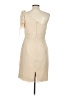 David's Bridal 100% Polyester Tan Cocktail Dress Size 10 - photo 2