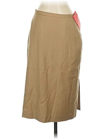 Linda Allard Ellen Tracy Wool Skirt (view 1)