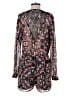 BCBGeneration 100% Polyester Paisley Black Romper Size M - photo 2