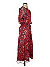 Ava & Aiden 100% Polyester Paisley Red Casual Dress Size XS - photo 4