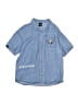 Assorted Brands 100% Lyocell Blue Short Sleeve Button-Down Shirt Size 150 cm / US 12 - photo 1