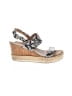 Dolce Vita Silver Tan Wedges Size 6 1/2 - photo 1