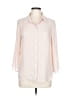 AB Studio 100% Polyester Pink 3/4 Sleeve Blouse Size L - photo 1