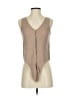 TeXTURE & THREAD Madewell 100% Cotton Tan Bodysuit Size XS - photo 1