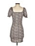 iris Animal Print Tan Casual Dress Size S - photo 2