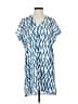 Britt Ryan Print Blue Casual Dress Size S - photo 1