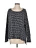 Sage Blue Black Pullover Sweater Size S - photo 1