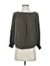 Express 100% Polyester Gray Long Sleeve Blouse Size S - photo 1
