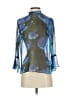 Tracy Reese Blue 3/4 Sleeve Blouse Size XS - photo 1