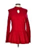 Thalia Sodi Red Long Sleeve Top Size L - photo 1