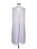 Vince. 100% Polyester Gray Purple Casual Dress Size M - photo 1
