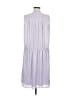 Vince. 100% Polyester Gray Purple Casual Dress Size M - photo 2