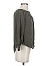 Express 100% Polyester Gray Long Sleeve Blouse Size S - photo 4