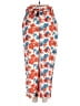 DASH 100% Rayon Floral Orange Casual Pants Size S - photo 1
