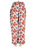 DASH 100% Rayon Floral Orange Casual Pants Size S - photo 2