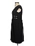 David Meister Solid Black Casual Dress Size 4 - photo 5
