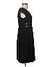 David Meister Solid Black Casual Dress Size 4 - photo 4