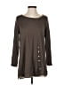 Comfy U.S.A. Brown Long Sleeve Top Size S - photo 1
