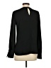 Ann Taylor 100% Polyester Black Long Sleeve Blouse Size XS - photo 2