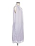 Vince. 100% Polyester Gray Purple Casual Dress Size M - photo 4