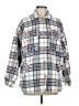 Angel Kiss 100% Polyester Plaid Ivory Jacket Size M - photo 1