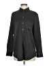 Gap 100% Polyester Solid Black Long Sleeve Blouse Size S - photo 1