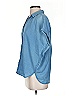 Madewell 100% Cotton Blue Short Sleeve Blouse Size XXS - photo 5