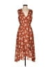 Stylein Floral Brown Casual Dress Size L - photo 1